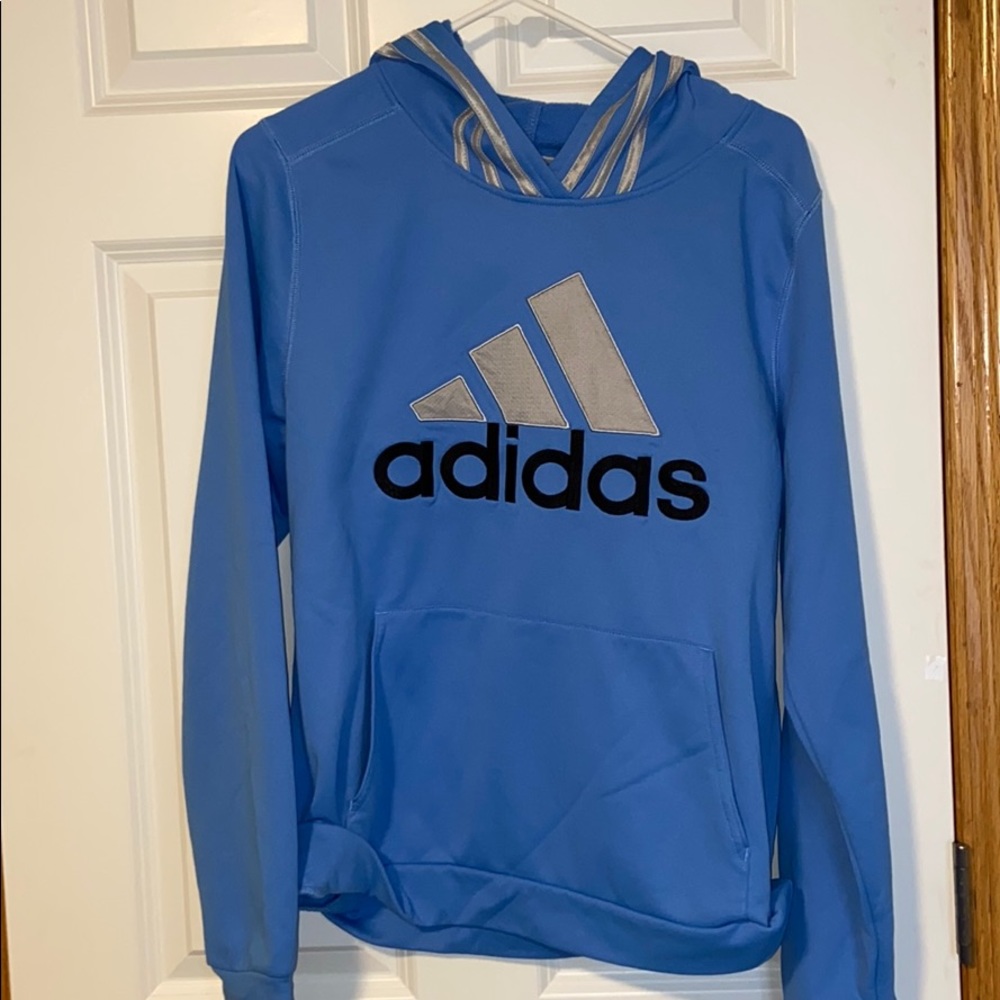 Adidas blue hoodie